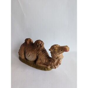 Camel Christmas Nativity Paper Mache Figurine Statue 9 1/2" Large Italy Vtg